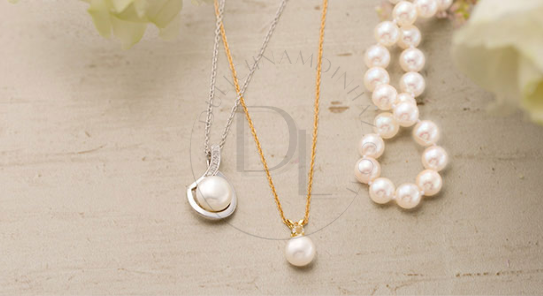 Zales pearl necklaces